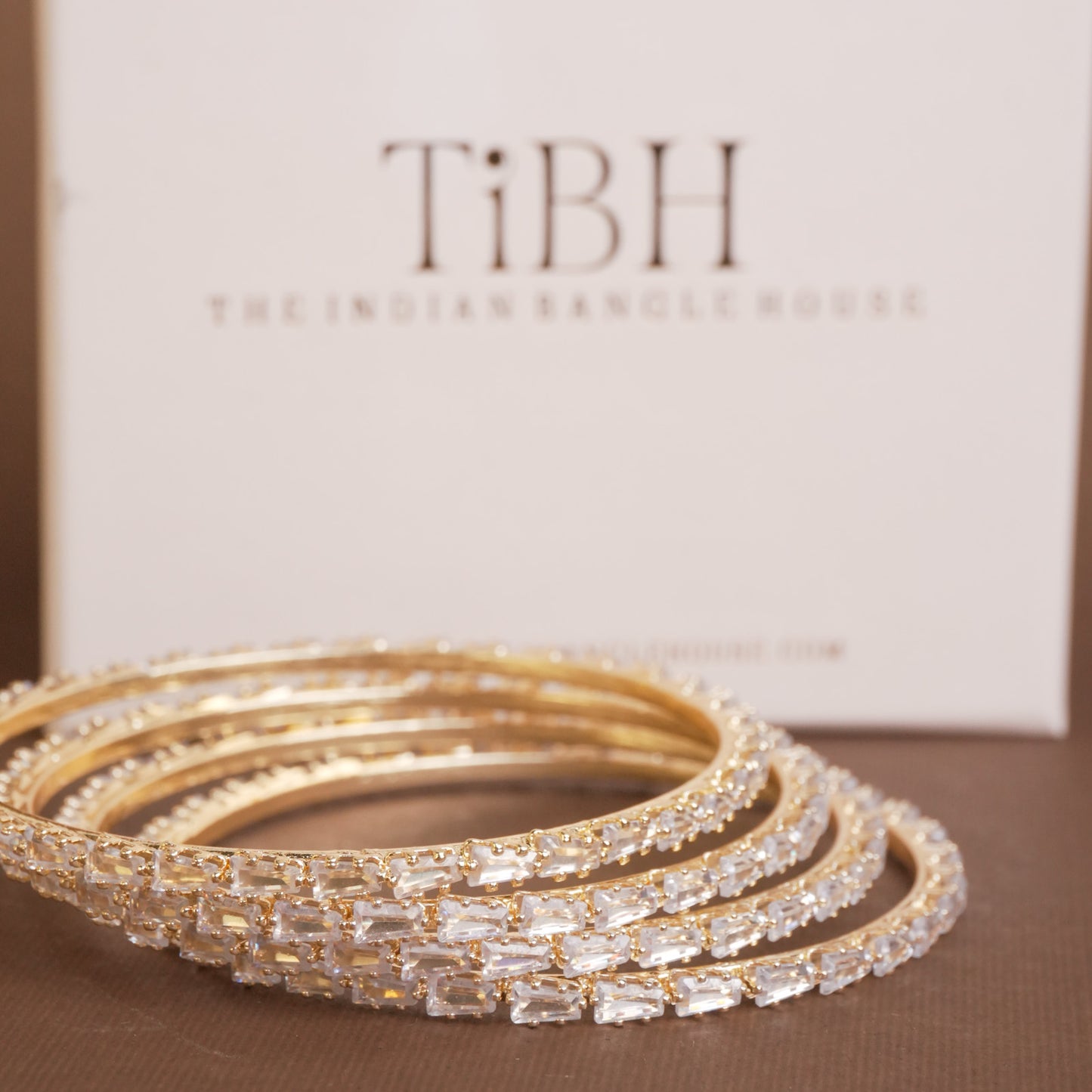 Cz Golden AD Bangles