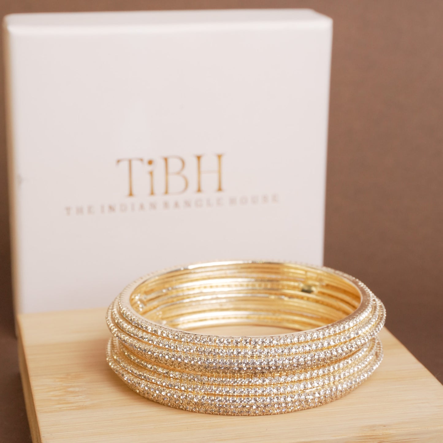 Naira Golden AD Bangle Pair (Set of 2)