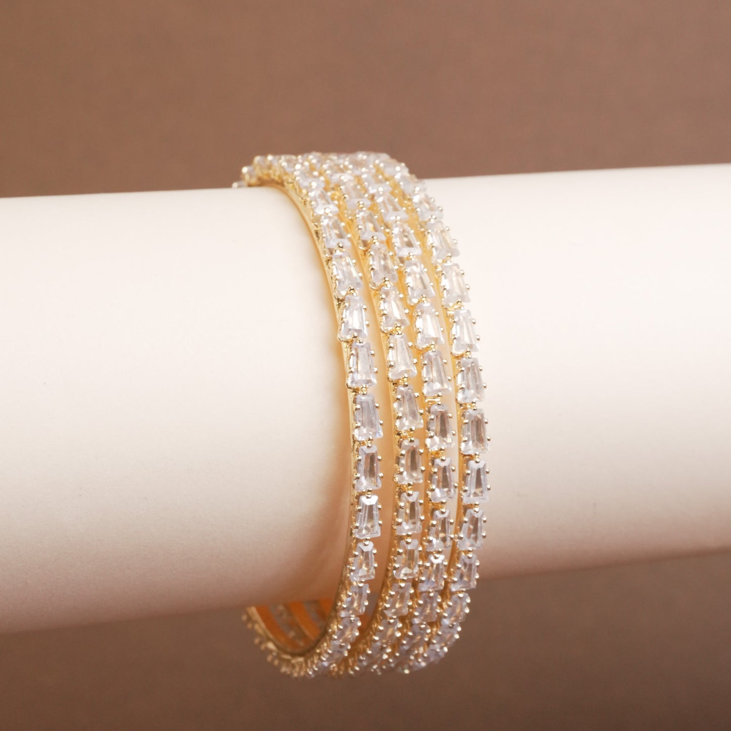 Cz Golden AD Bangles