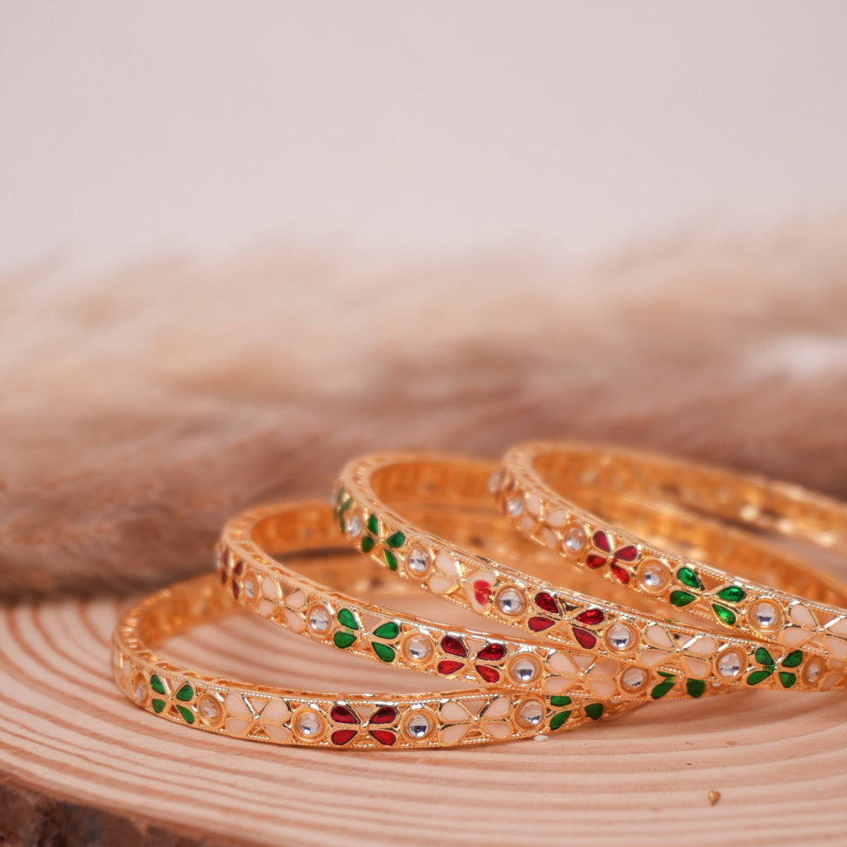 Zaya Meenakari Bangles