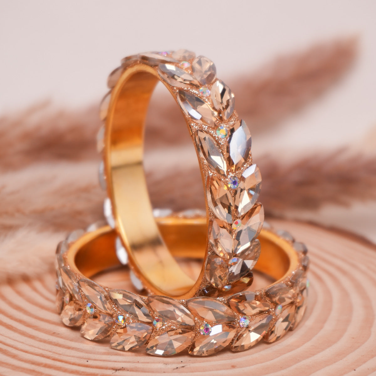 Shadow Stone Kada Pair