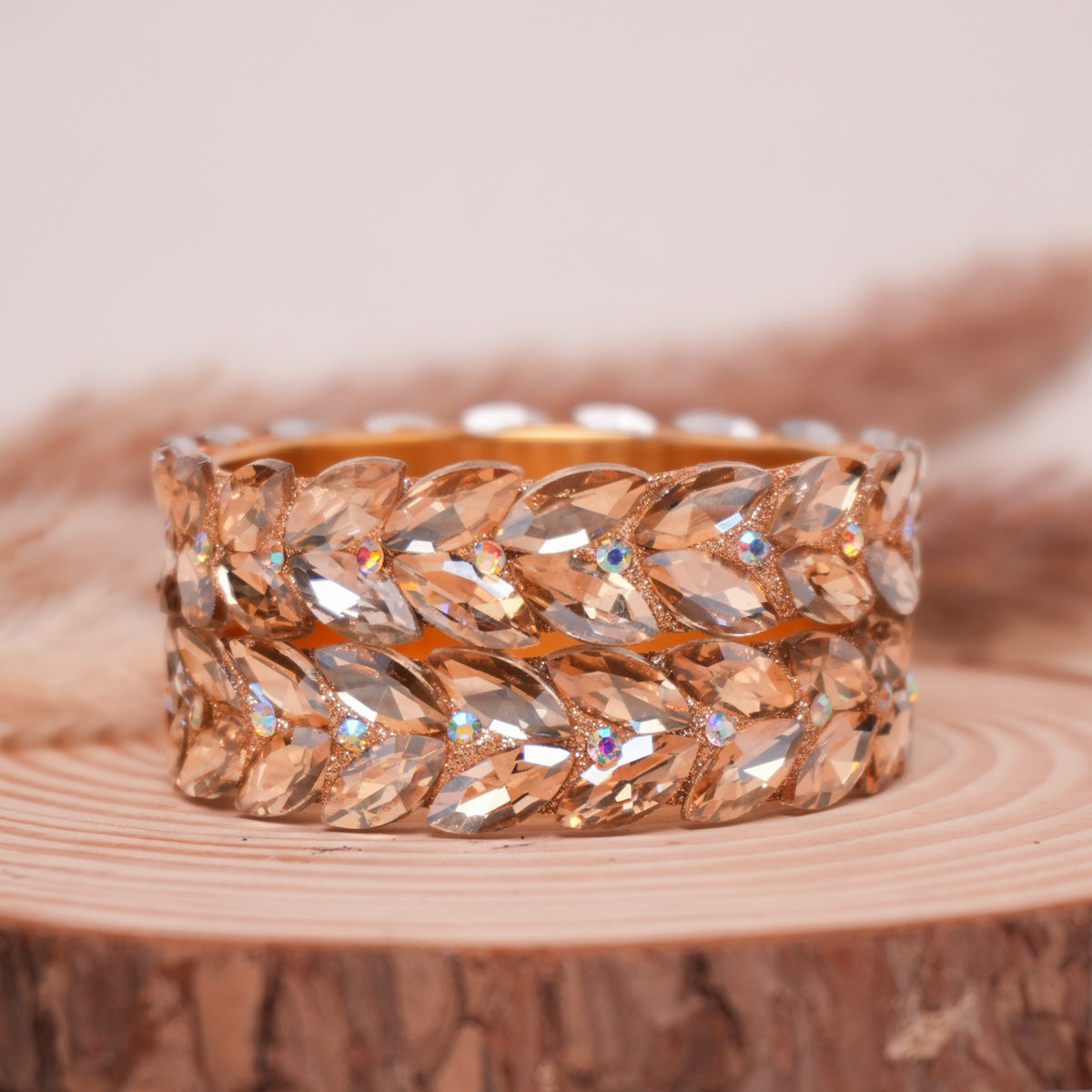 Shadow Stone Kada Pair