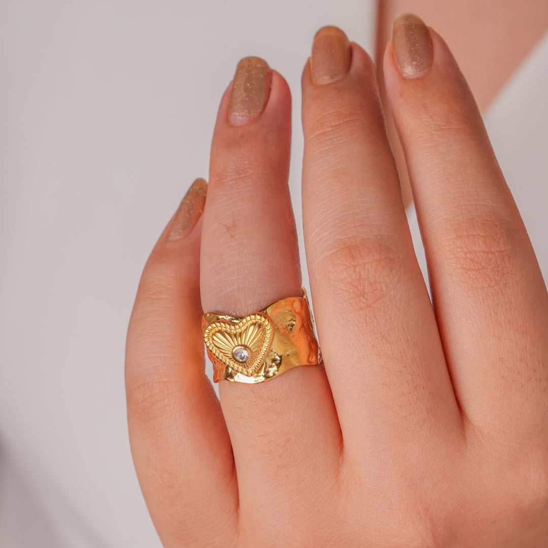 Hazel Heart Ring