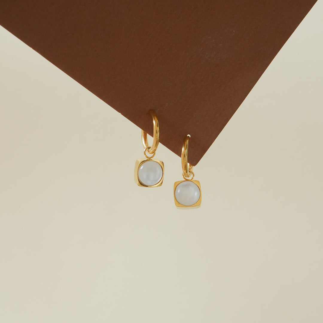 Luna Cushion Earrings