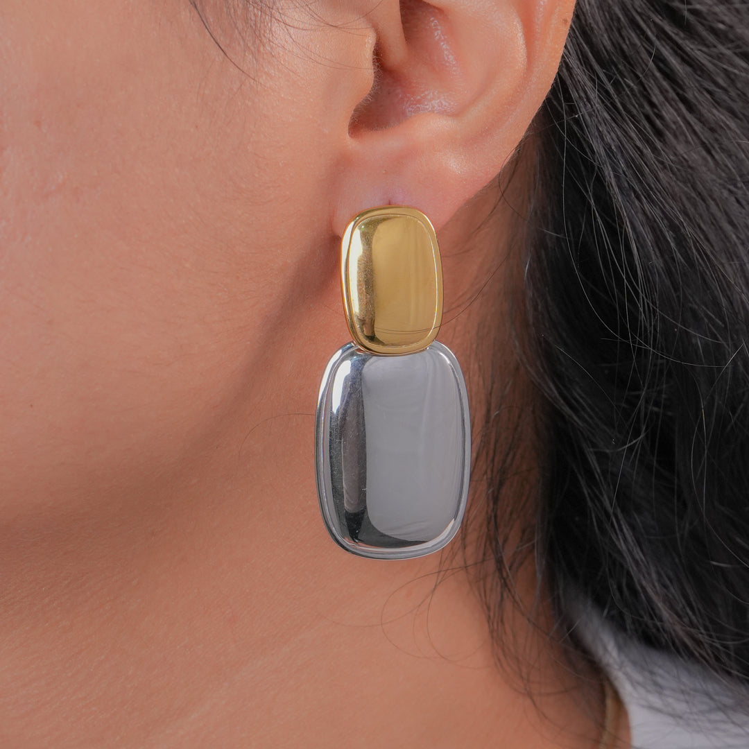 Iris Dualtone Earrings
