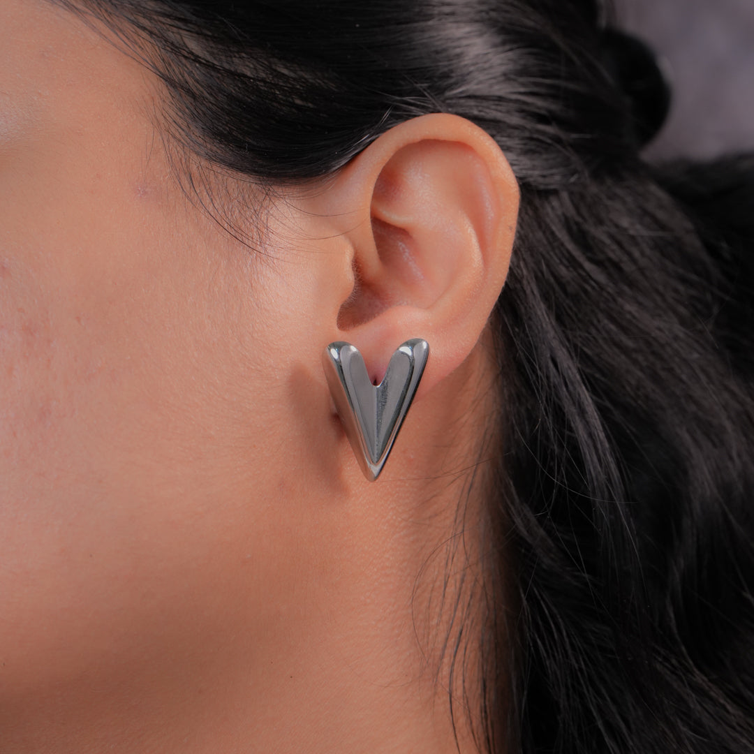 Opulance Silver Earrings