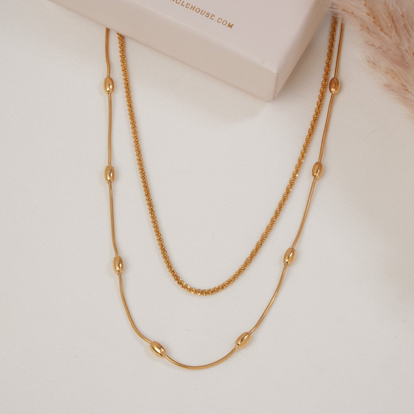 MultiCharm Pearl Necklace