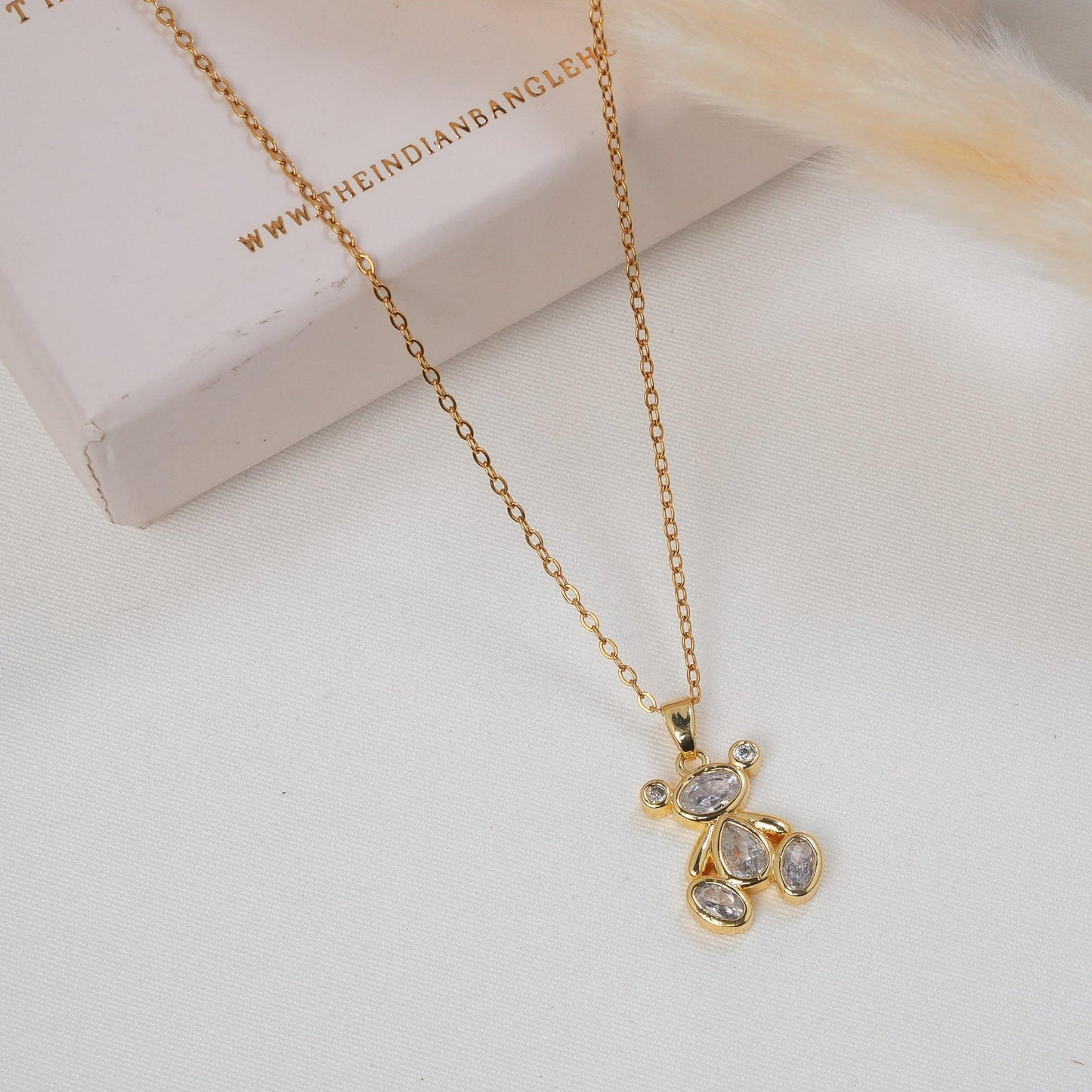 Teddy Pendant Necklace
