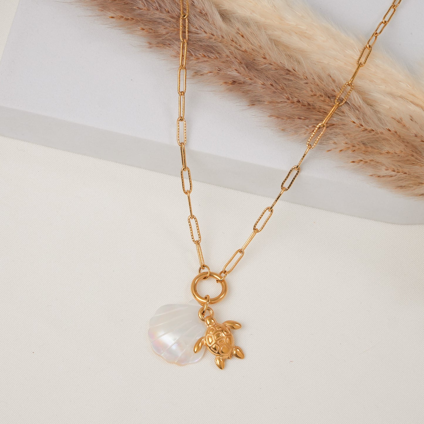 Shell Tortoise Necklace
