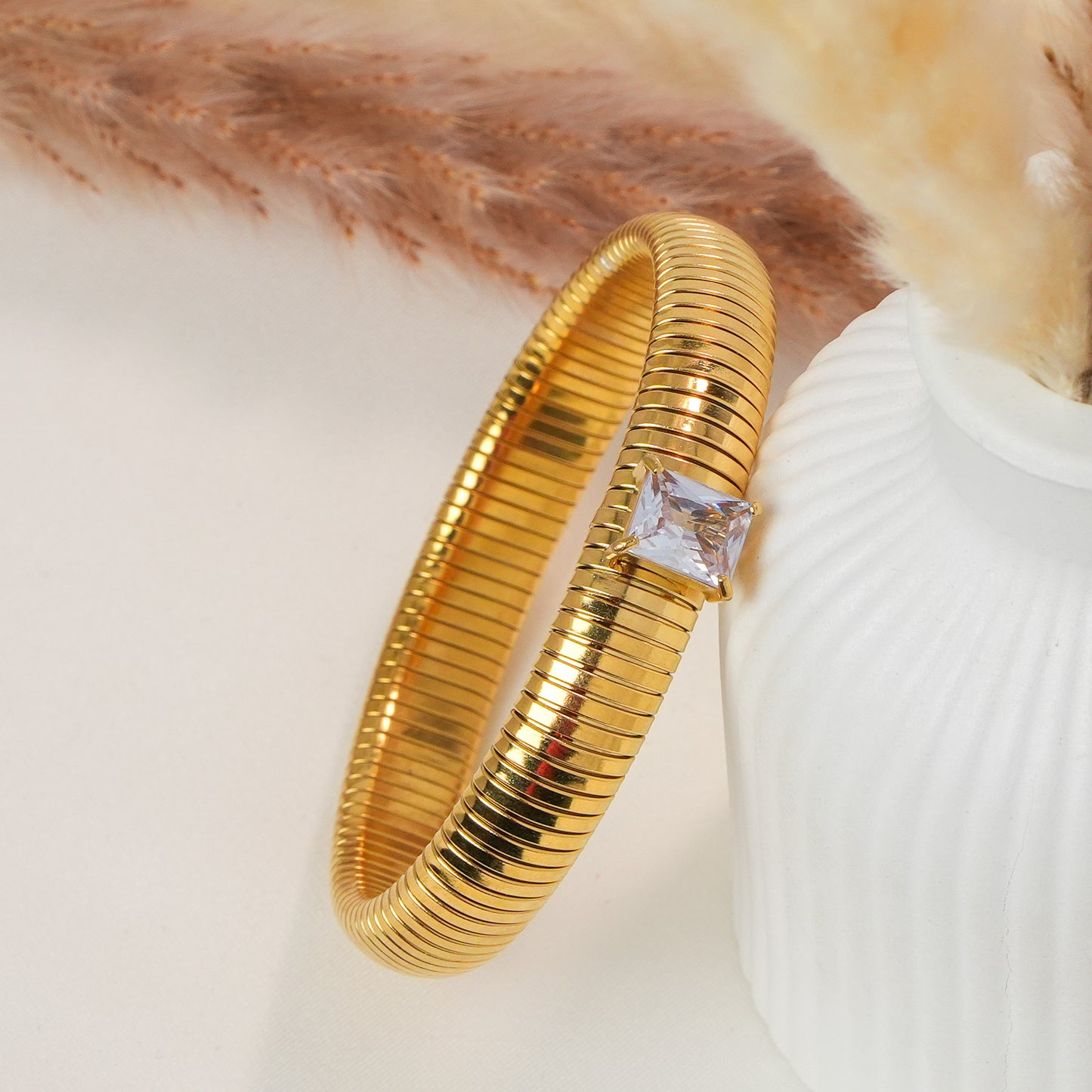 Zyra Flexible Diamond Bracelet