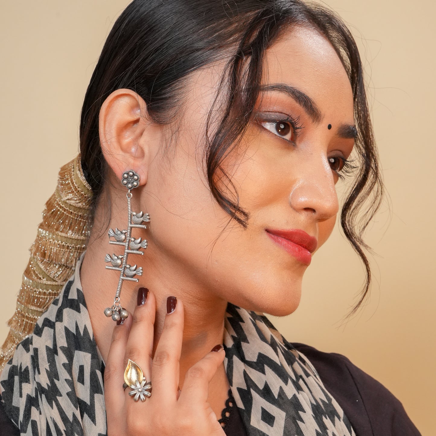 Pakhi Oxidised Earrings