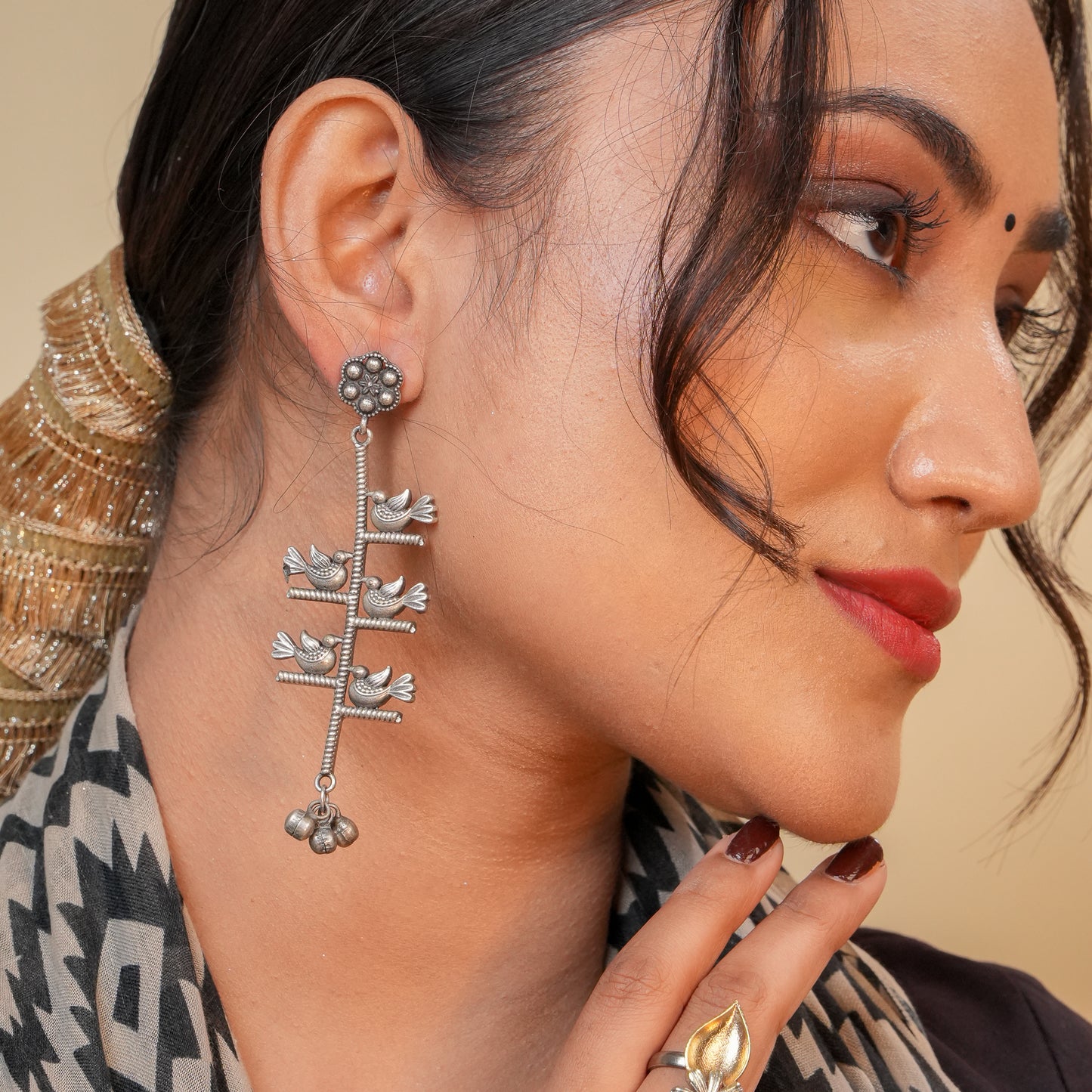 Pakhi Oxidised Earrings