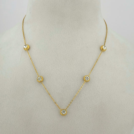 5 Stone Necklace