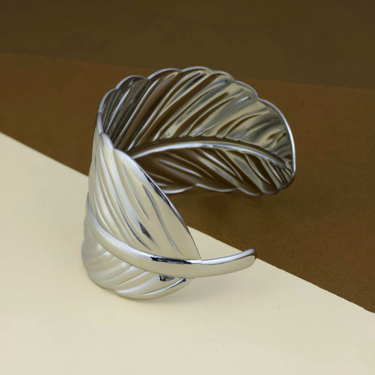 Silver Leaf Bracelet