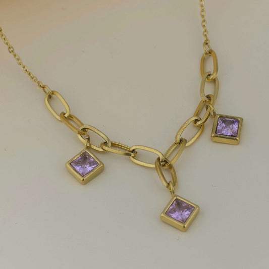 Pink AD Necklace