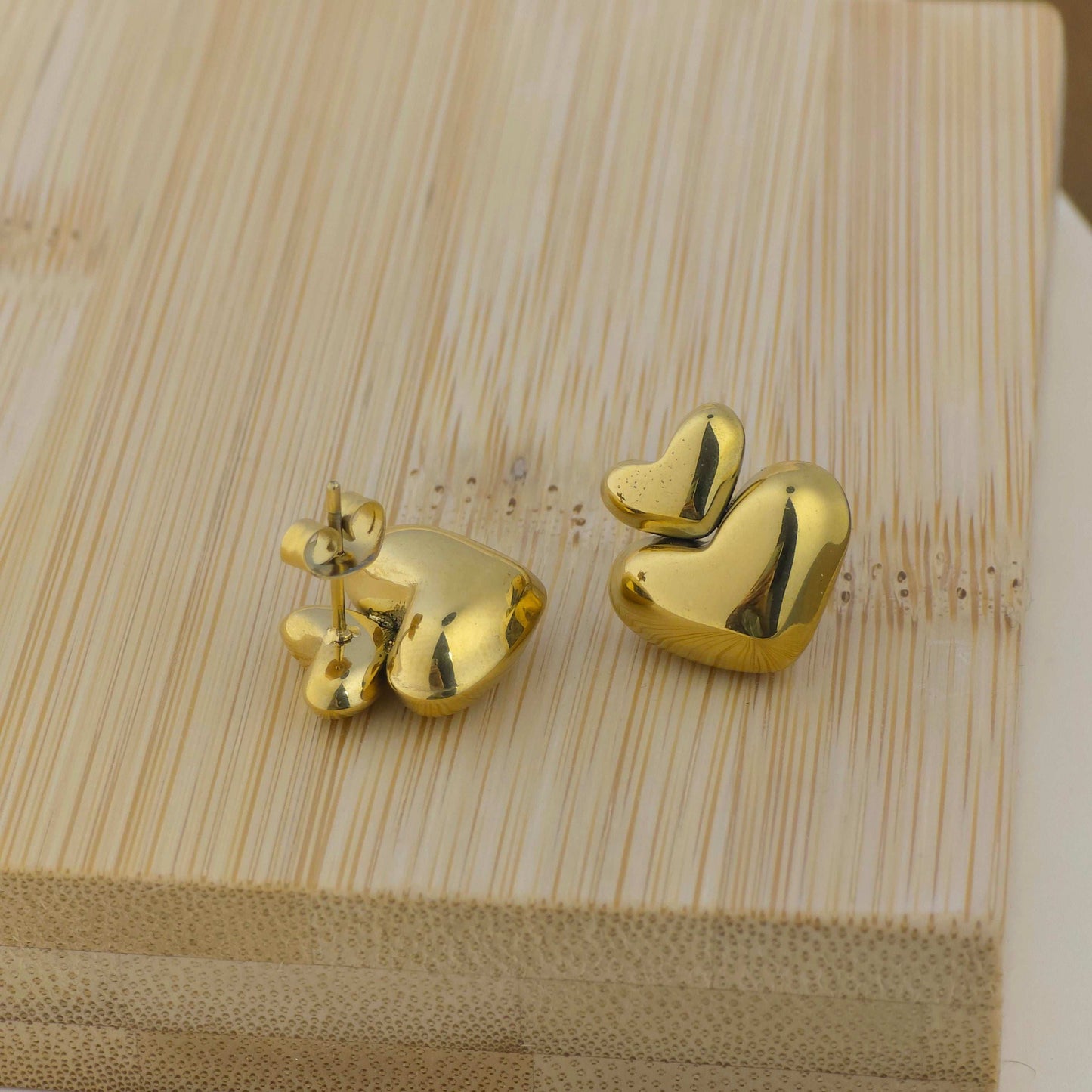 Double Heart Earrings