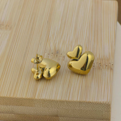 Double Heart Earrings
