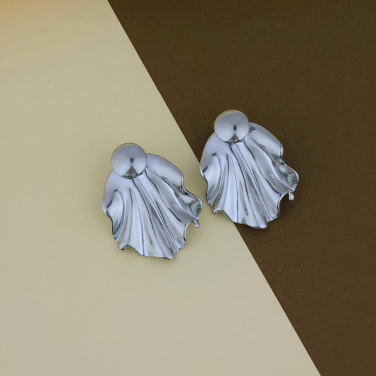 Silver Leaf Earrings