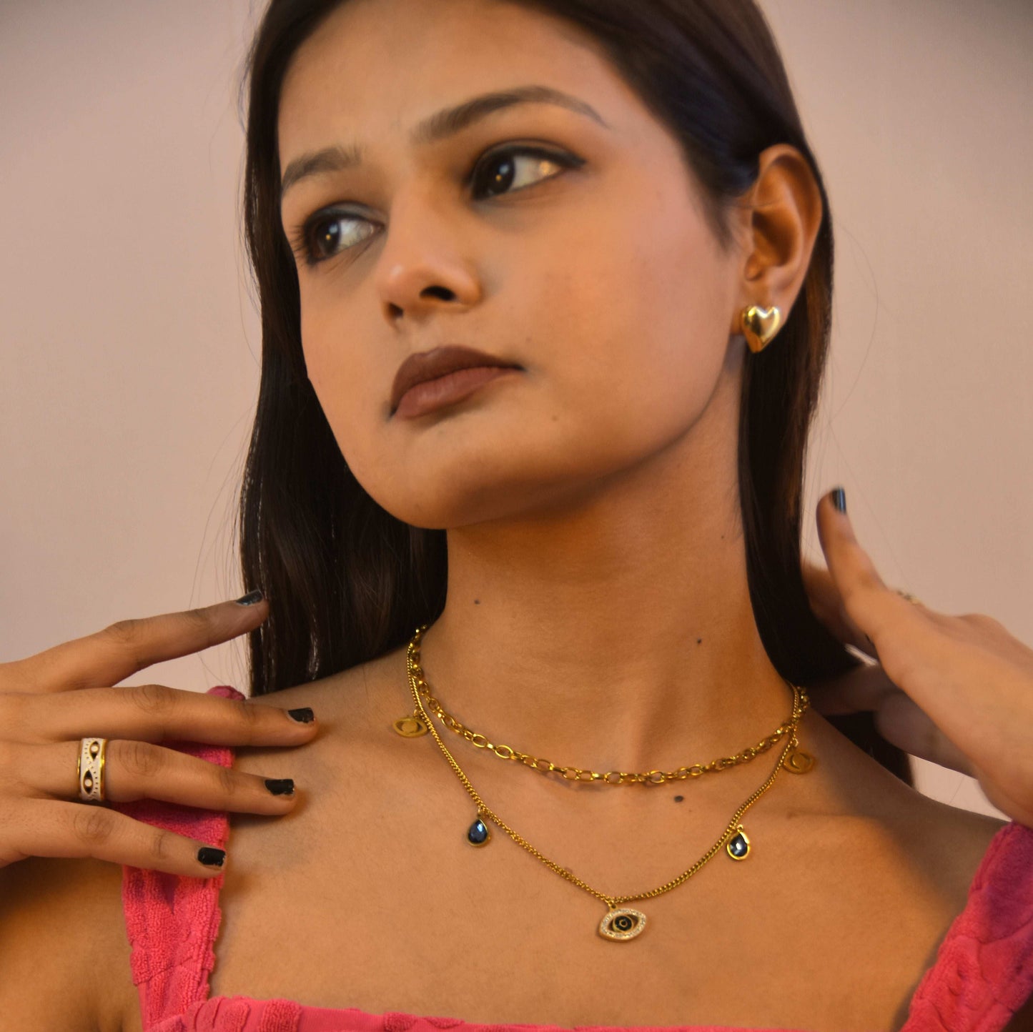 Luxury Evileye Double Layer Necklace