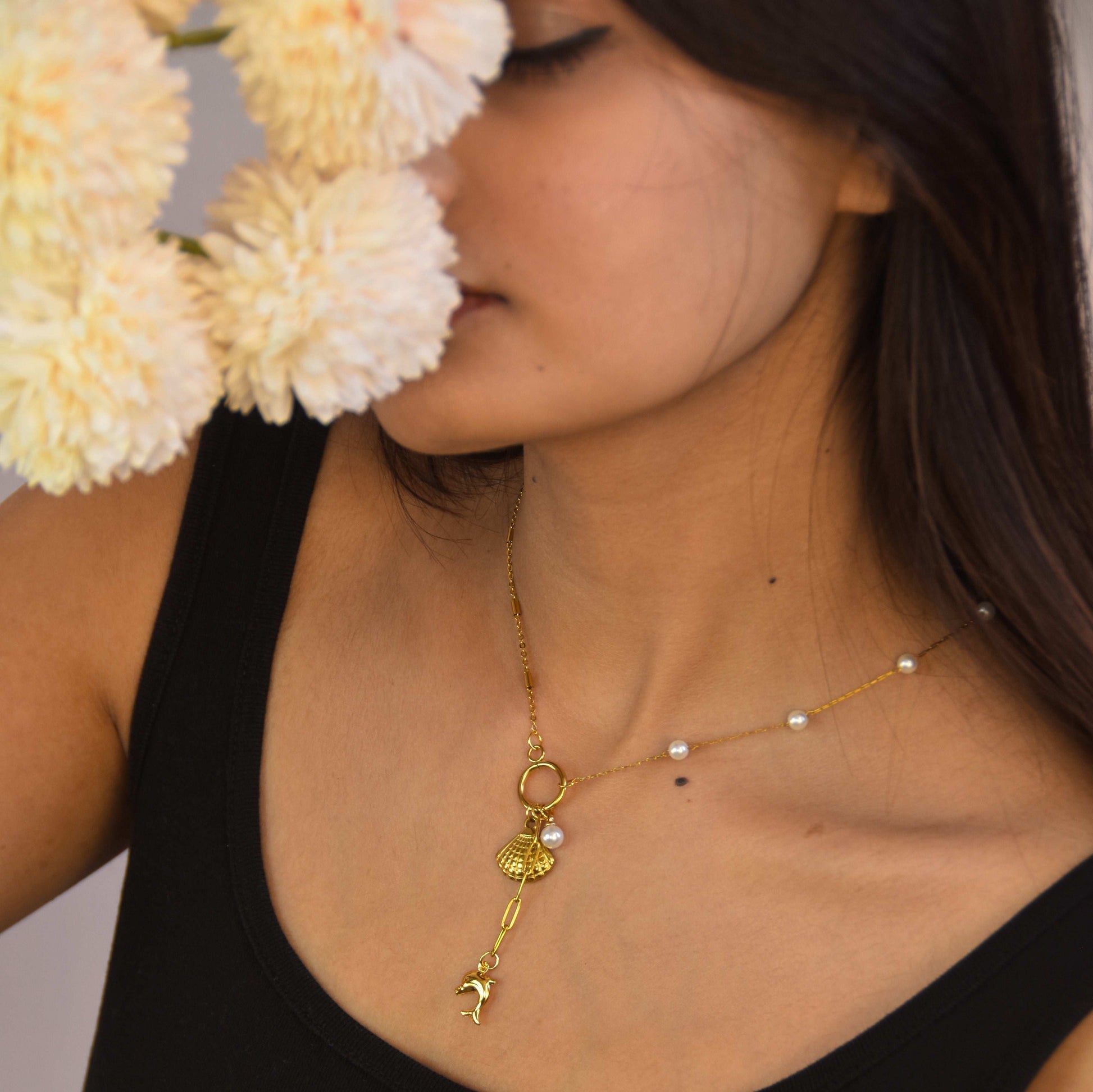 Dolphin SeaShell Necklace