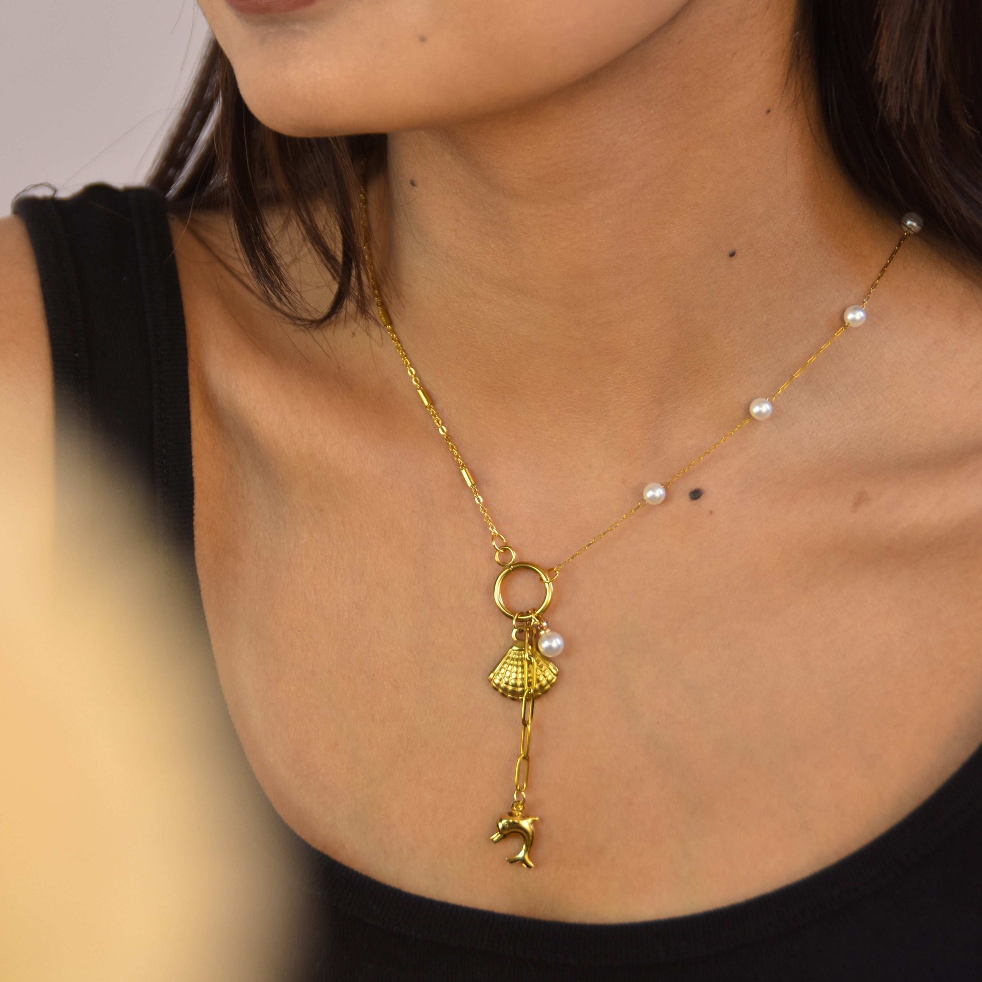 Dolphin SeaShell Necklace