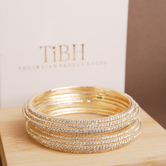 Naira Golden AD Bangle Pair (Set of 2)