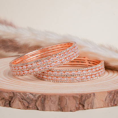 American diamond Zayra Kada Pair
