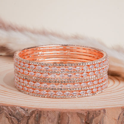 American diamond Zayra Kada Pair