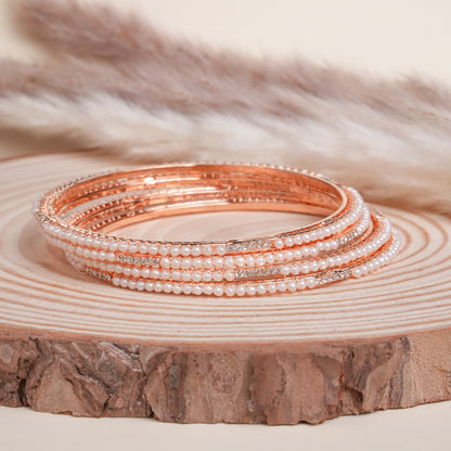 Minimal AD Pearl Bangles