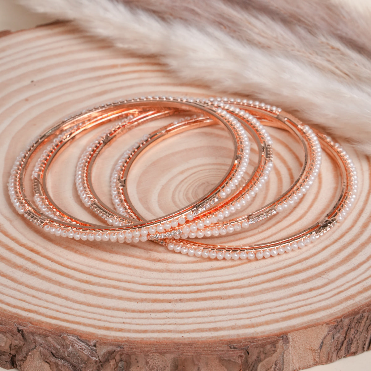 Minimal AD Pearl Bangles