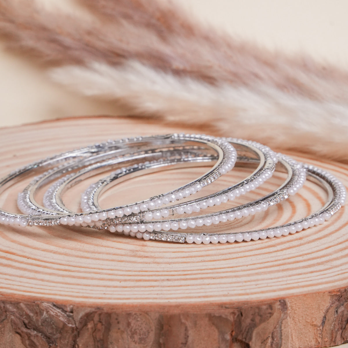 Minimal AD Pearl Bangles