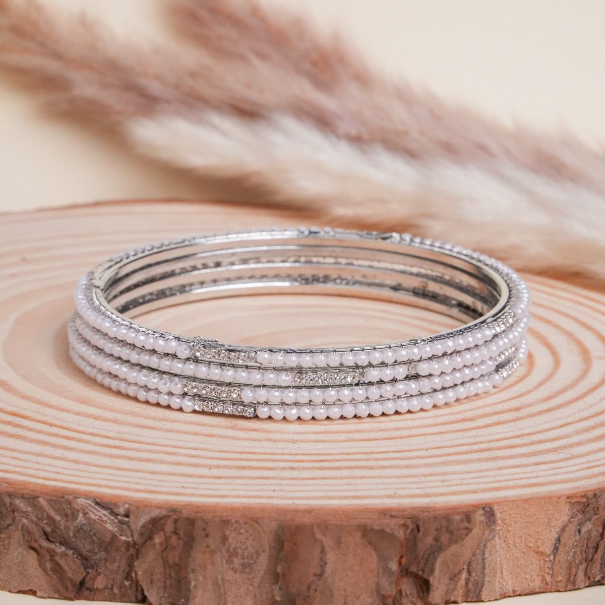 Minimal AD Pearl Bangles