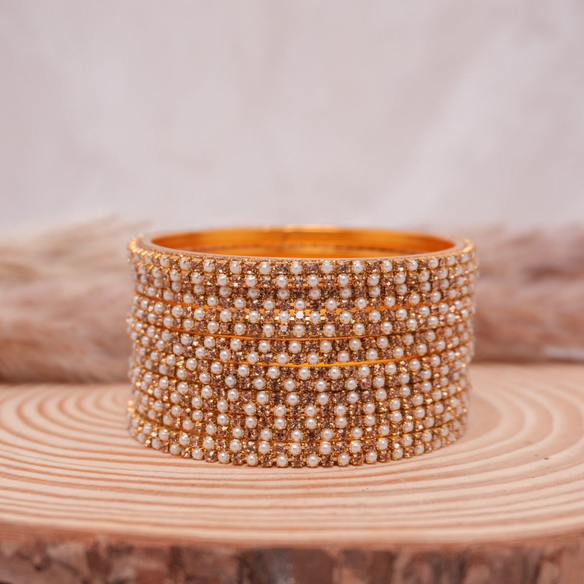 Minimal AD Pearl Bangles