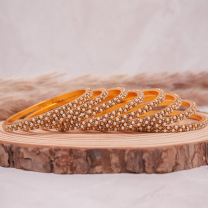Minimal AD Pearl Bangles