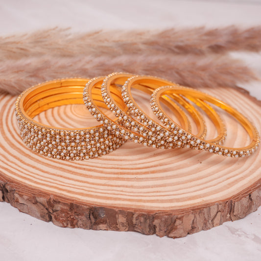 Minimal AD Pearl Bangles