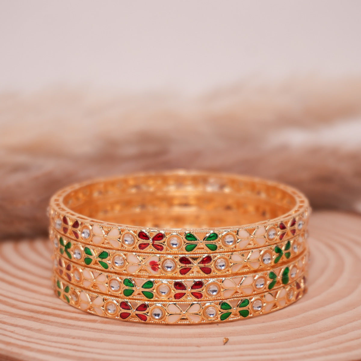 Zaya Meenakari Bangles