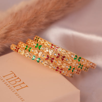 Zaya Meenakari Bangles