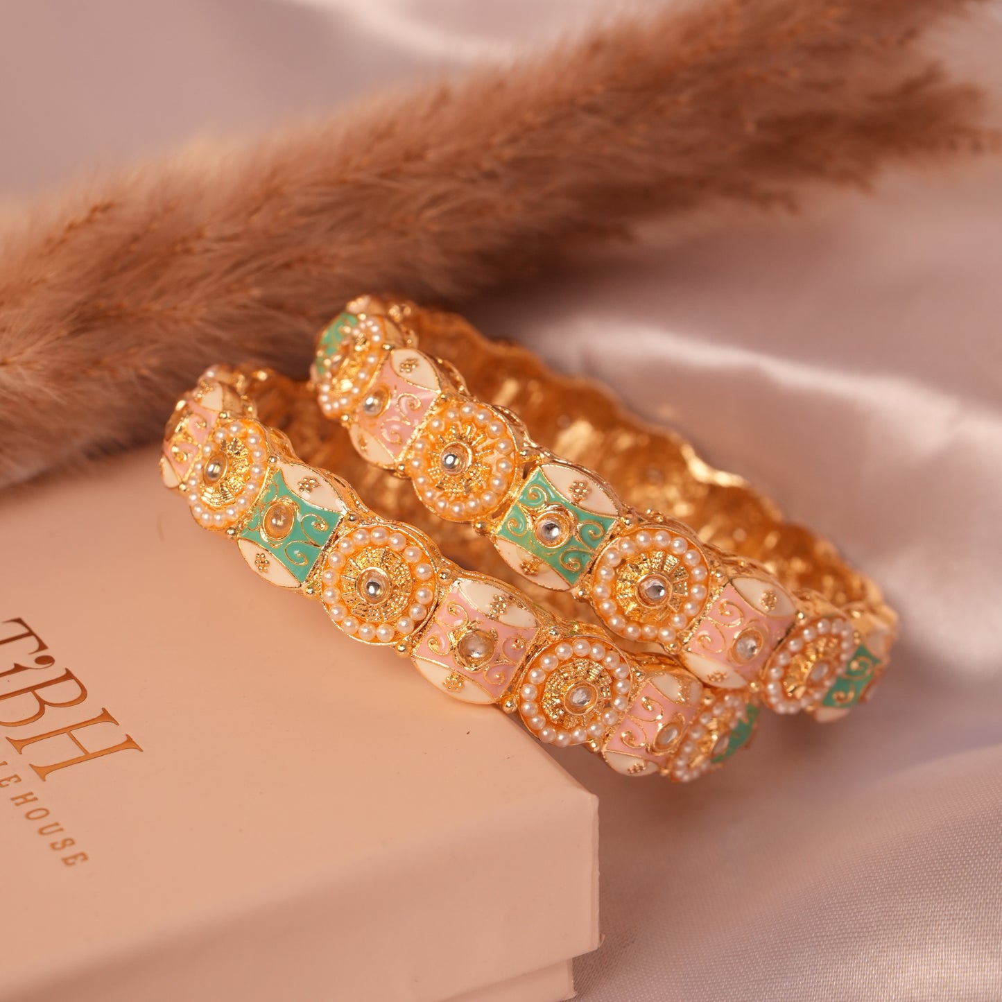 Prisha Meenakari Bangle Pair