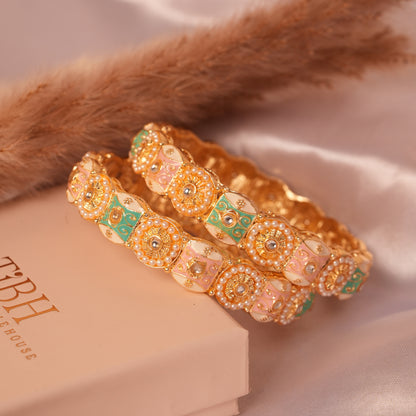Prisha Meenakari Bangle Pair