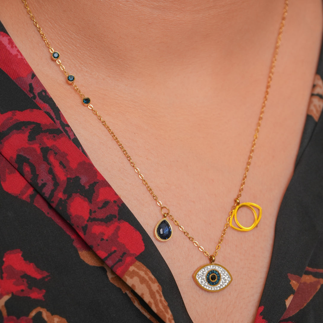 Mystic Gaze Charm Necklace