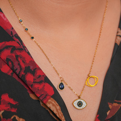 Mystic Gaze Charm Necklace