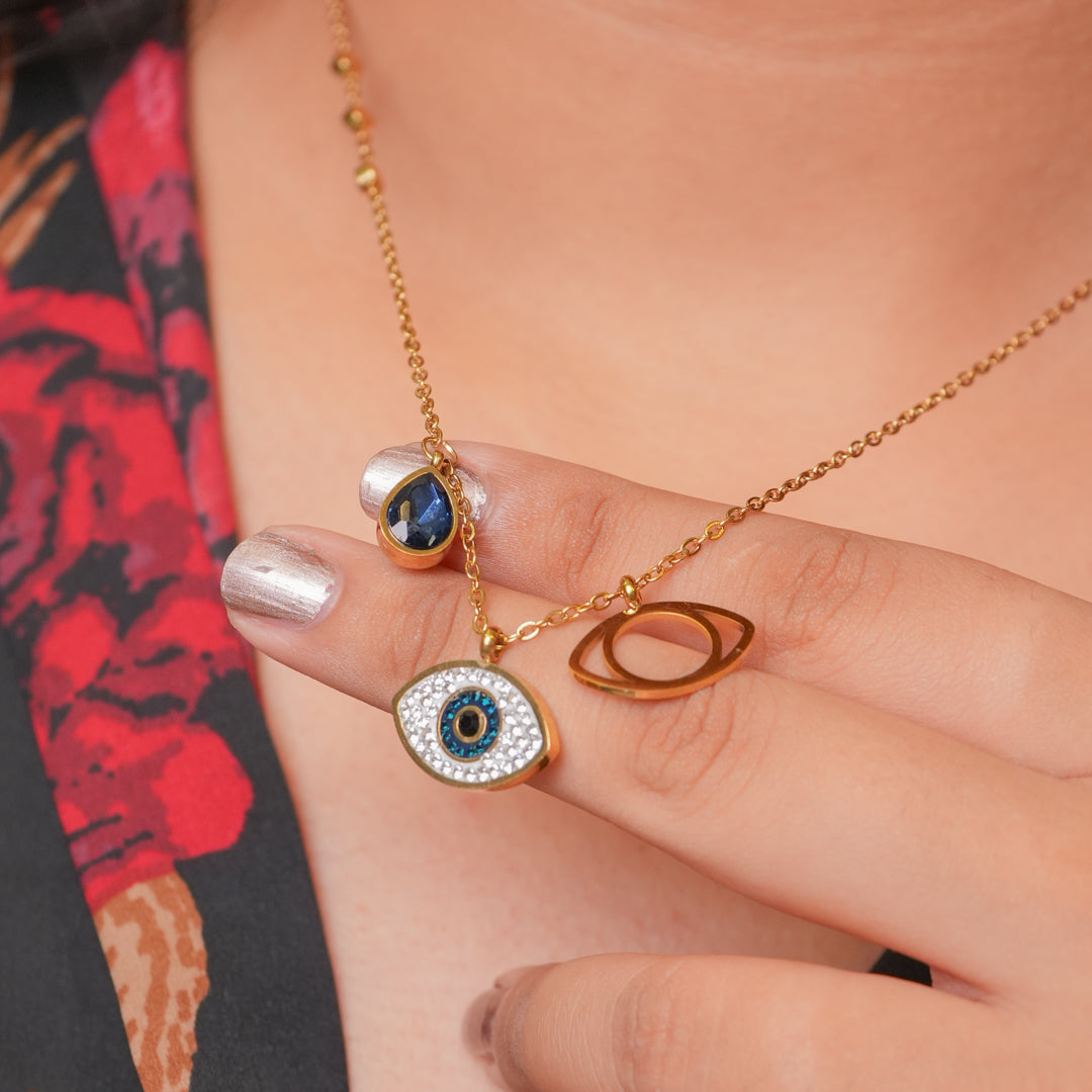 Mystic Gaze Charm Necklace