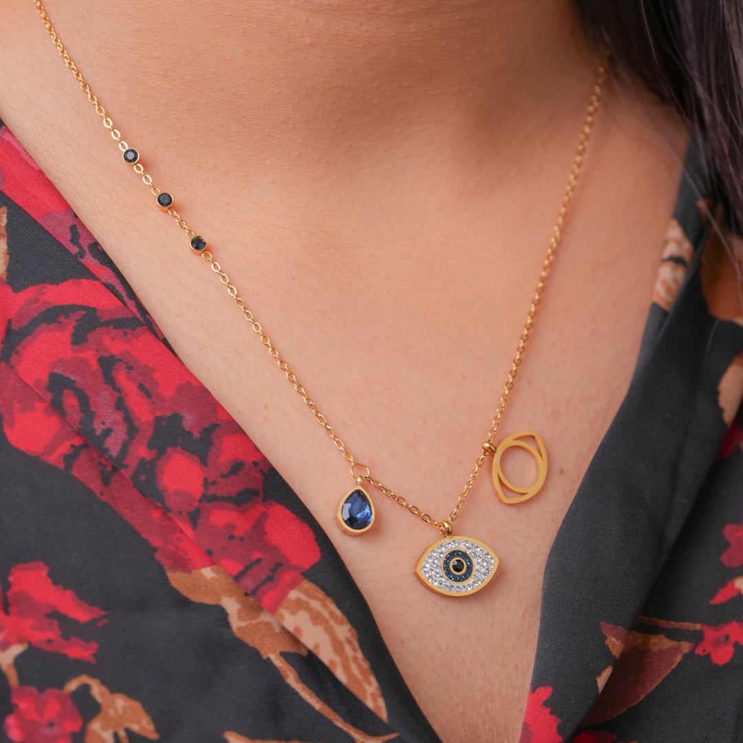 Mystic Gaze Charm Necklace