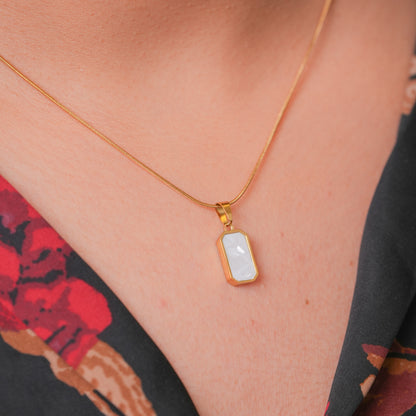 Ivory Prism Pendant Necklace