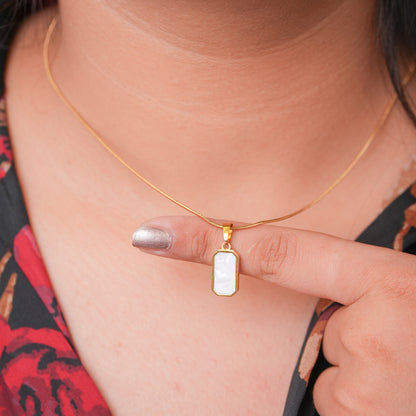Ivory Prism Pendant Necklace