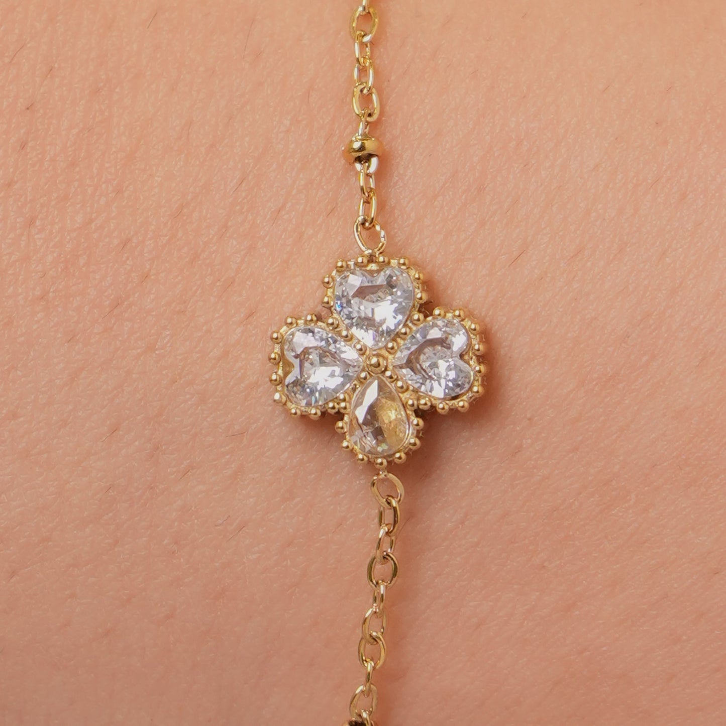 Floral Hearts Luxe Bracelet