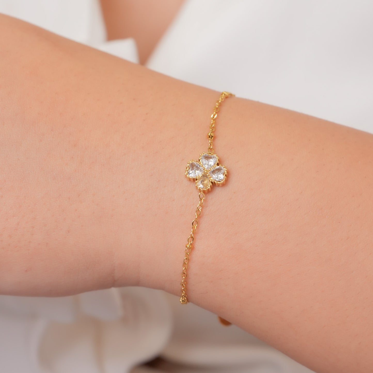 Floral Hearts Luxe Bracelet