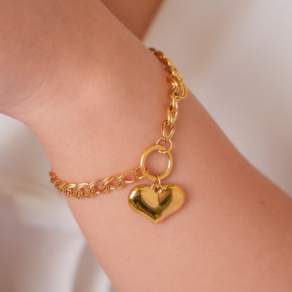 Statement Heart Bracelet