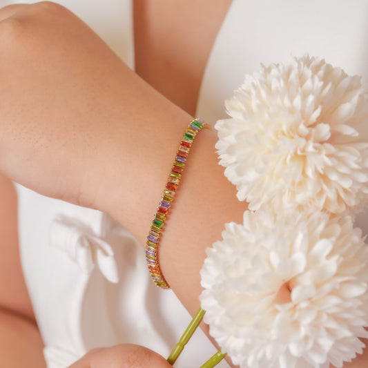 Timeless Tennis Bracelet (Multicolor)