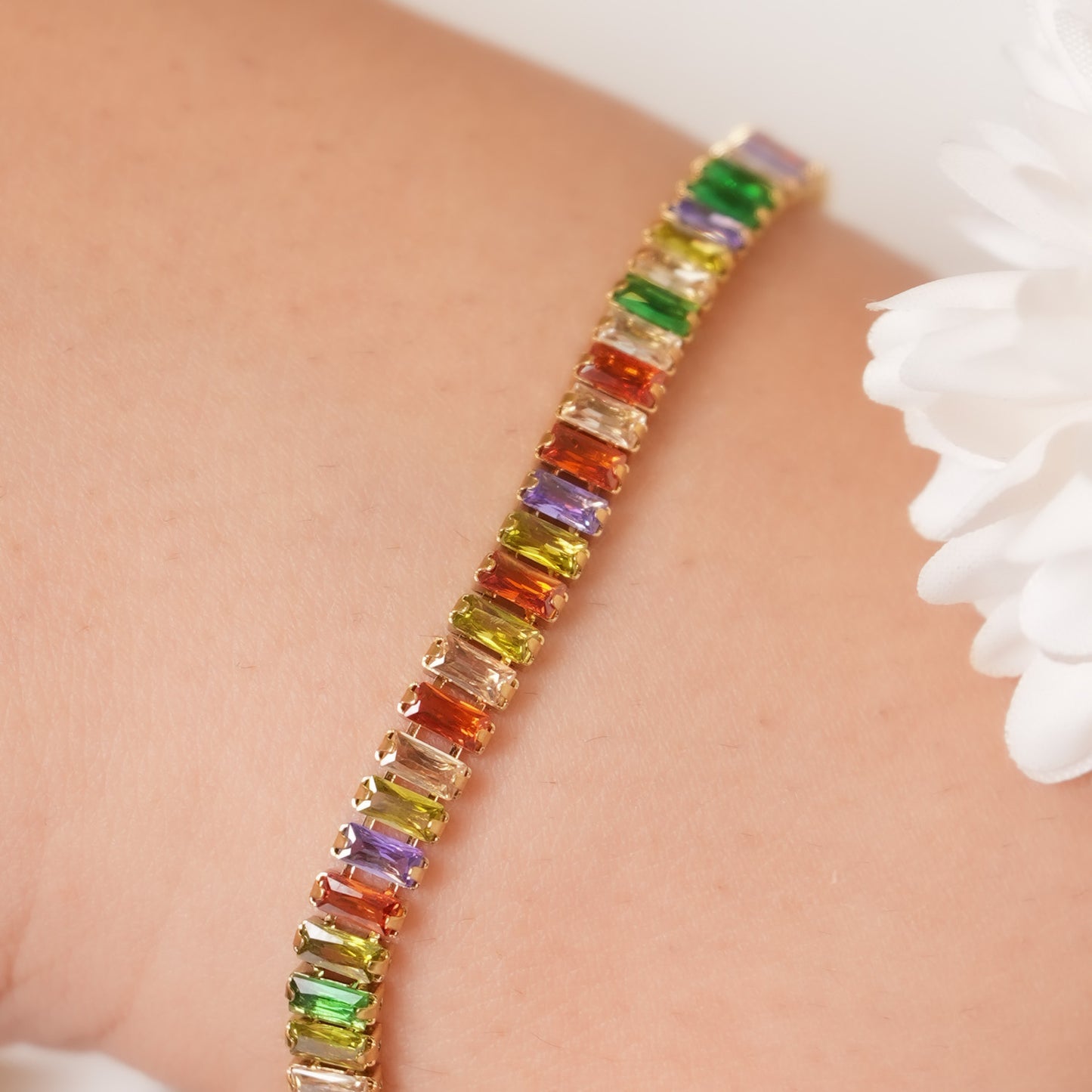 Timeless Tennis Bracelet (Multicolor)